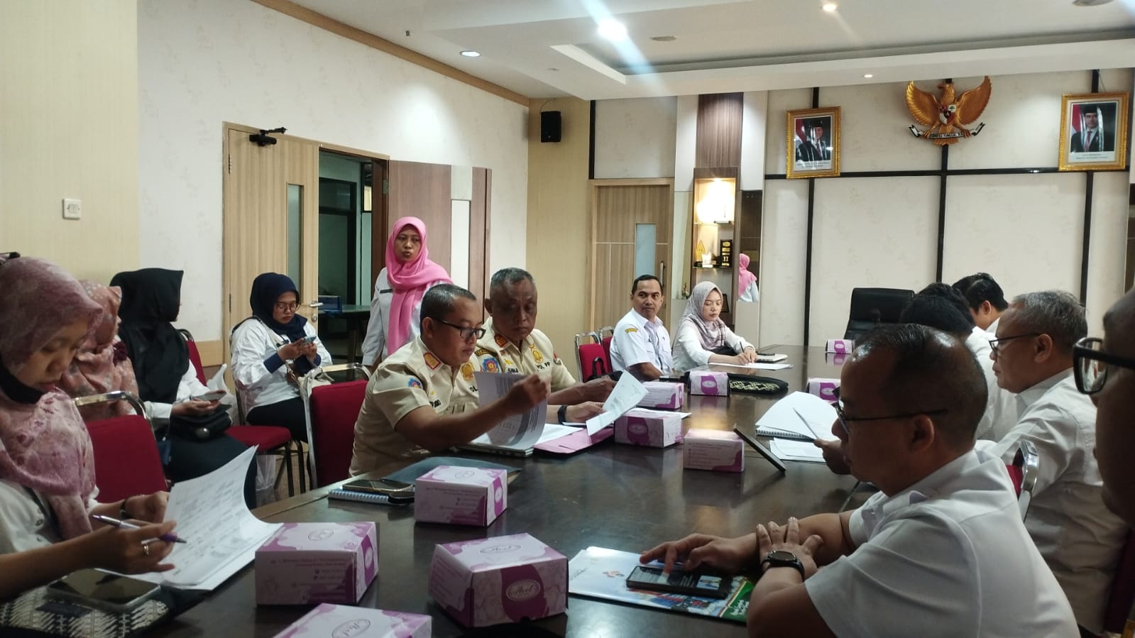 Diskominfo Kota Semarang Ikuti Desk Asistensi Realisasi DBHCHT di Biro Isda Jawa Tengah